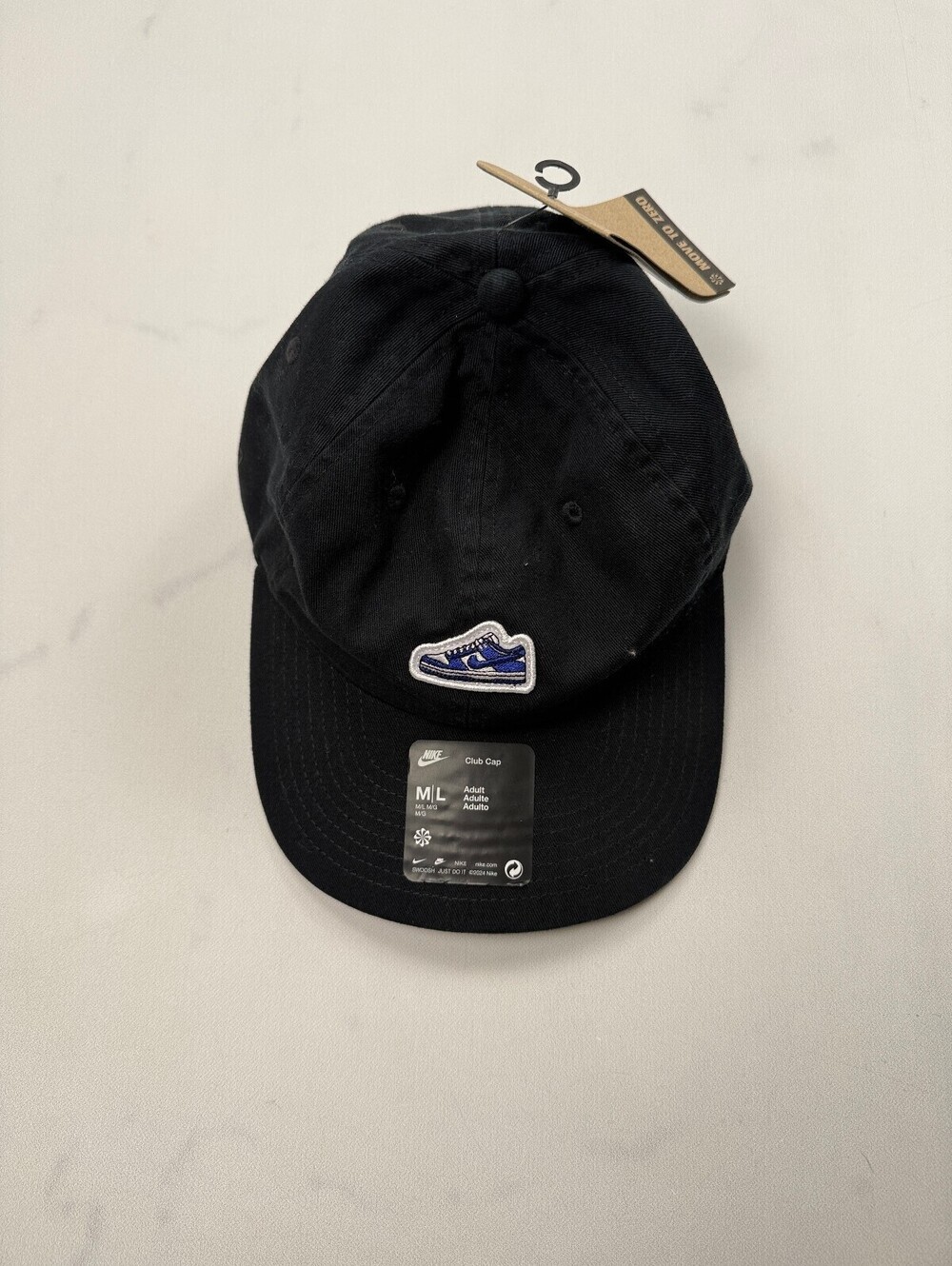Nike Club Cap Trucker Hat Black Current Adjustable - Adult M/L